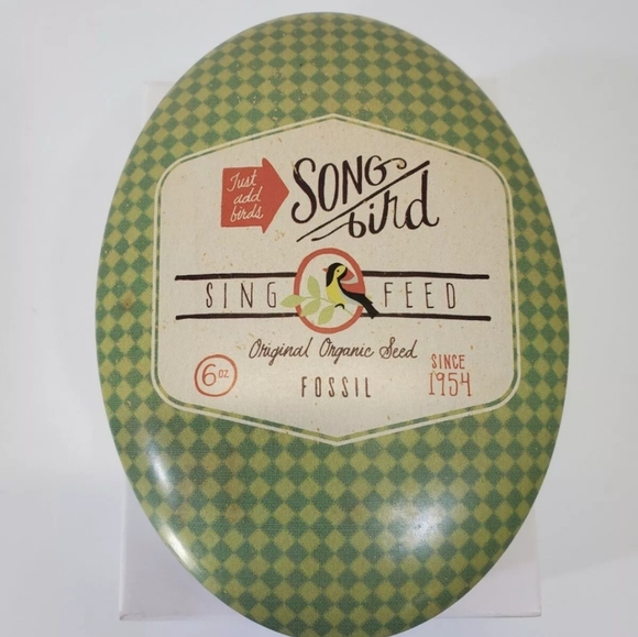 * Fossil .925 Sterling Silver & CZ  6.5" link Bracelet in tin Gift box new $115 - Picture 3 of 4